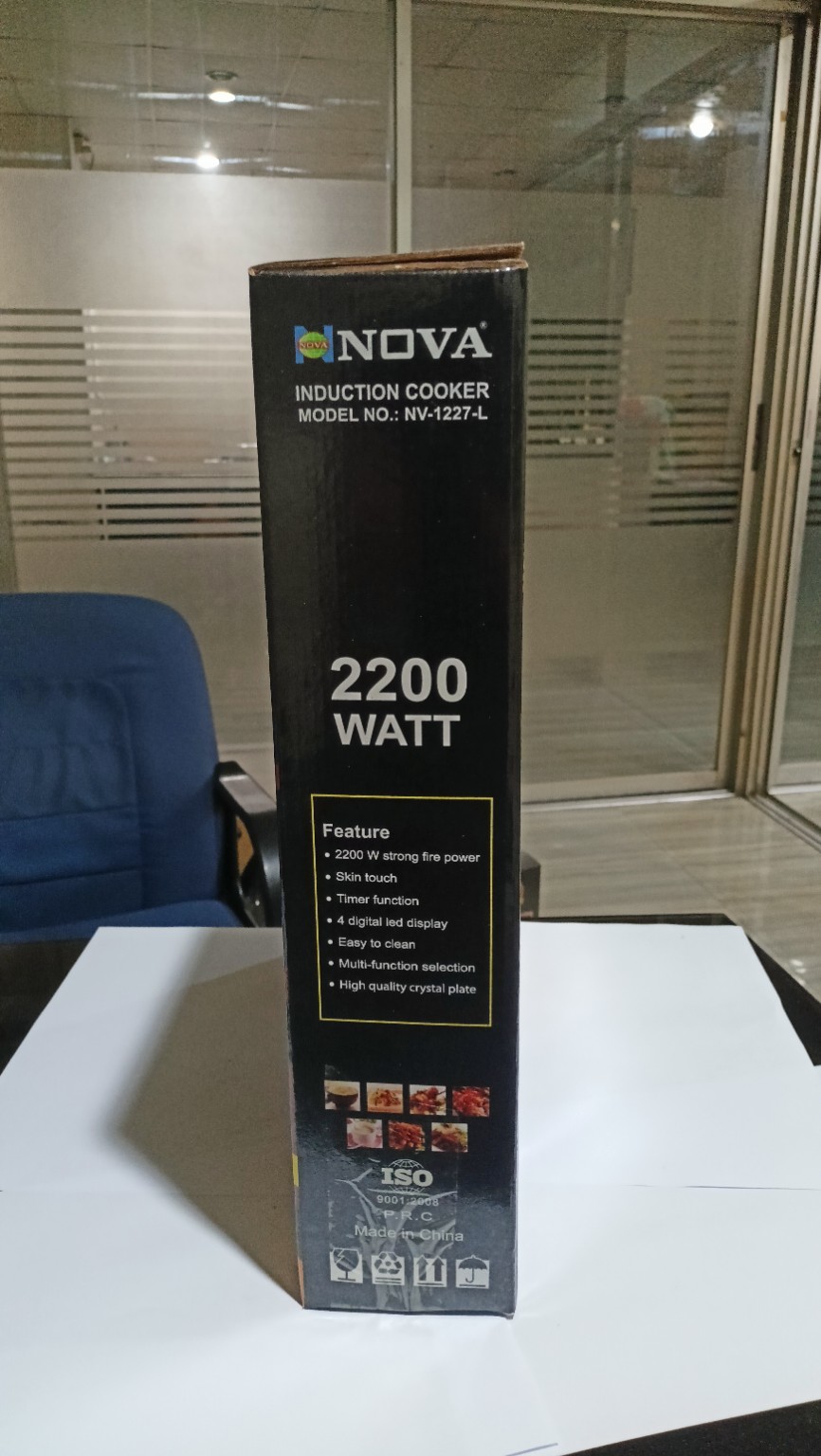 NOVA Induction Cooker NV-1227-L – 2200W Smart Touch Fast Cooker