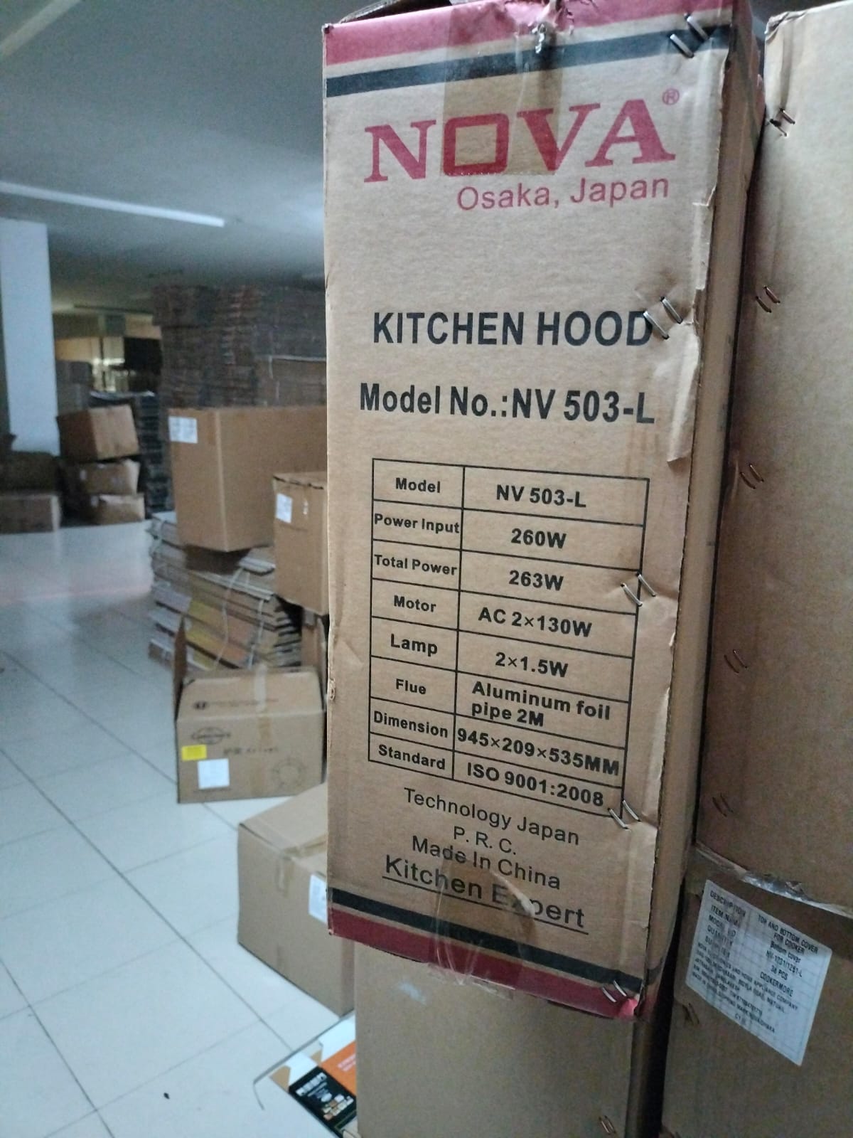 NOVA Kitchen Hood NV-503-L | Double Motor | Slim Design | Voice Control